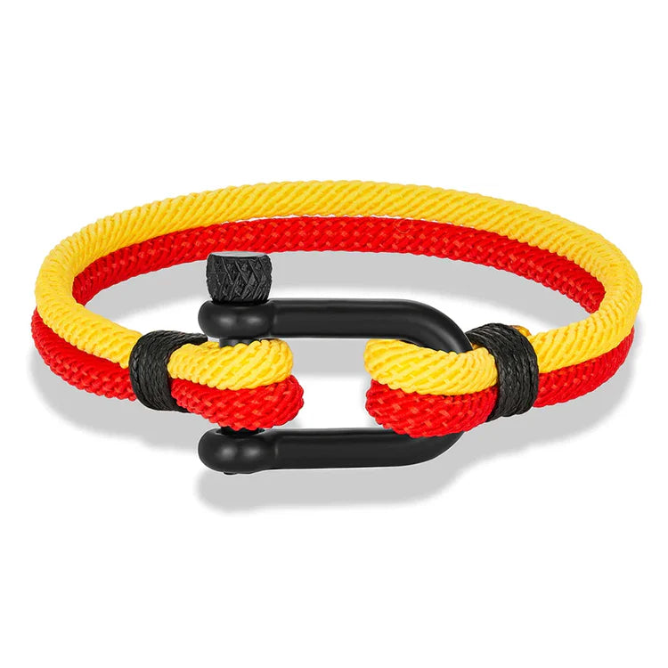 Double Strand Rope & Steel Bracelet