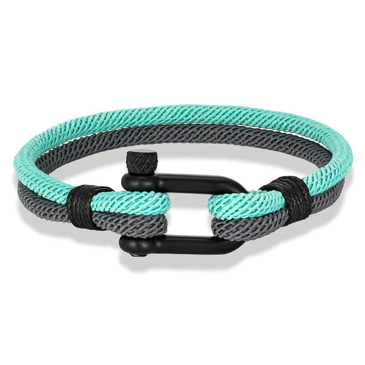 Double Strand Rope & Steel Bracelet